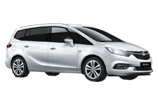 Car Hire Small Heath - Vauxhall Zafira 5 + 2 - Minibus hire Small heath